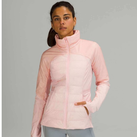 Lululemon Down for It All Jacket Pink Mist Size 4 - Picture 1 of 6